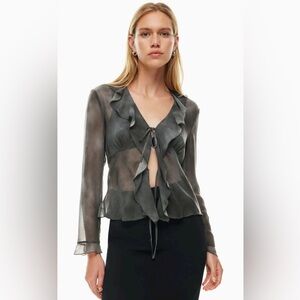 Aritzia Wilfred Frenchie Blouse